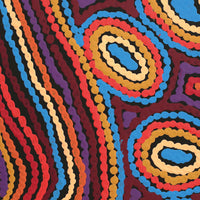 Aboriginal Artwork by Antonia Napangardi Michaels, Lappi Lappi Jukurrpa, 30x30cm