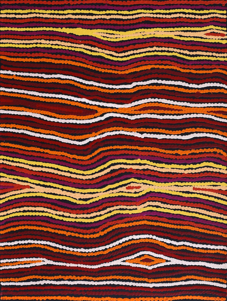Aboriginal Artwork by Antonia Napangardi Michaels, Lappi Lappi Jukurrpa, 61x46cm