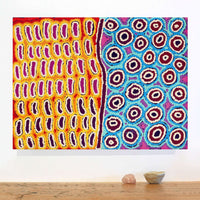 Aboriginal Artwork by Antonia Napangardi Michaels, Lappi Lappi Jukurrpa, 61x46cm