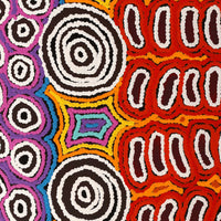 Aboriginal Artwork by Antonia Napangardi Michaels, Lappi Lappi Jukurrpa, 61x46cm