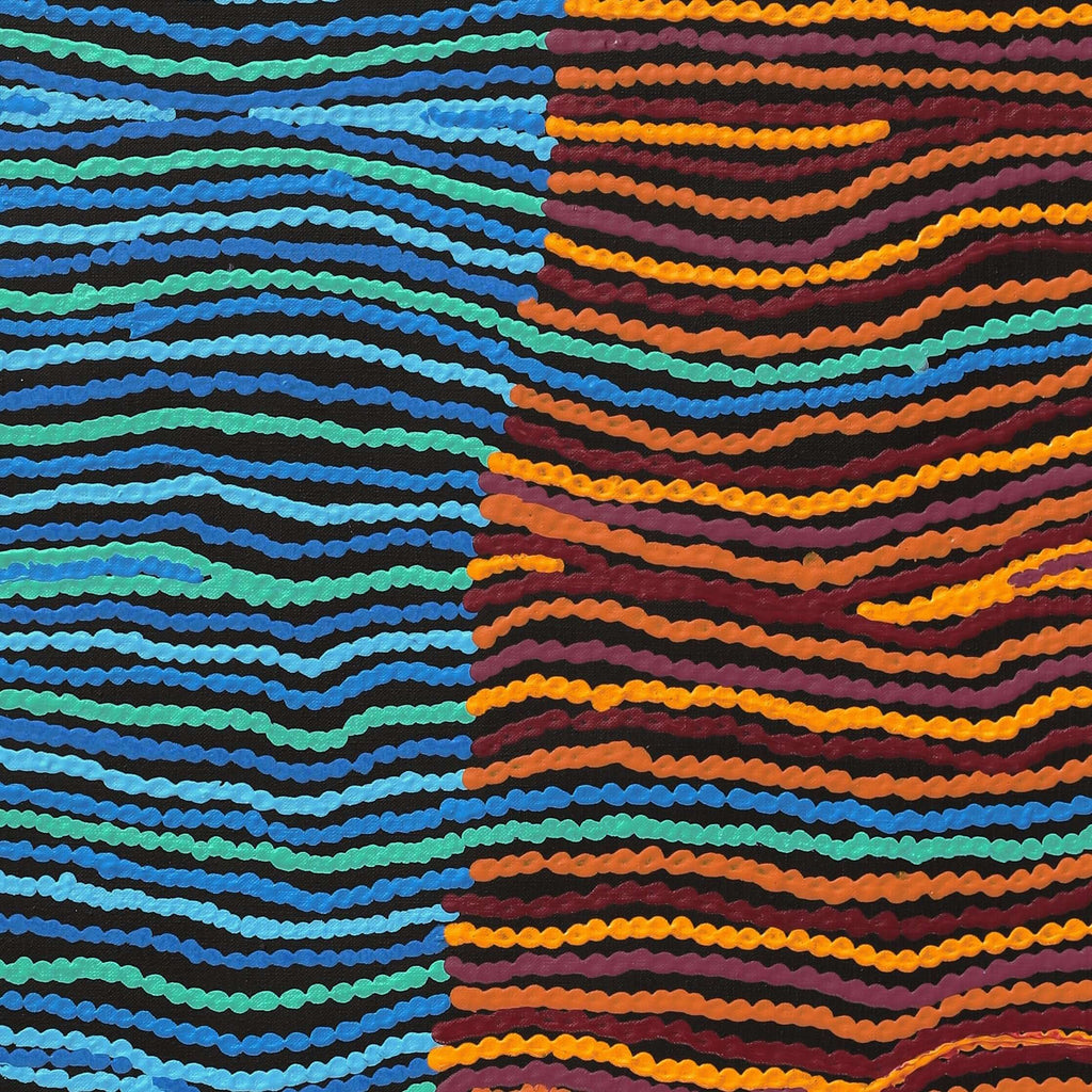 Aboriginal Art by Antonia Napangardi Michaels, Lappi Lappi Jukurrpa, 76x61cm - ART ARK®