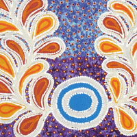 Aboriginal Artwork by Brenda Punytjina Armstrong, Kaliny-kalinypa / Ultukunpa Jukurrpa - Honey Grevillea Dreaming, 61x46cm
