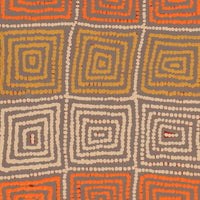 Aboriginal Artwork by Carol Nampijinpa Larry, Karnta Jukurrpa (Womens Dreaming), 76x30cm