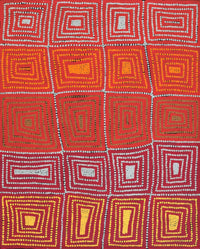 Aboriginal Artwork by Carol Nampijinpa Larry, Karnta Jukurrpa (Womens Dreaming), 76x61cm