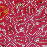 Aboriginal Artwork by Carol Nampijinpa Larry, Karnta Jukurrpa (Womens Dreaming), 91x76cm