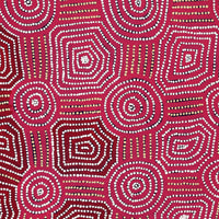Aboriginal Artwork by Carol Nampijinpa Larry, Karnta Jukurrpa (Womens Dreaming), 91x76cm