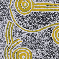 Aboriginal Artwork by Cecily Napanangka Granites, Karnta Jukurrpa (Womens Dreaming), 61x46cm
