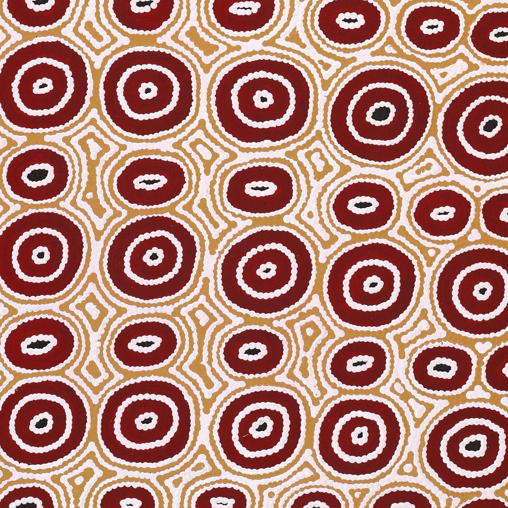 Aboriginal Artwork by Cecily Napanangka Marshall, Pikilyi Jukurrpa (Vaughan Springs Dreaming), 122x61cm