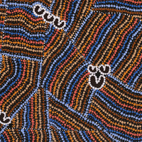 Aboriginal Artwork by Celestine Nungarrayi Tex, Lappi Lappi Jukurrpa, 76x46cm