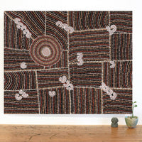 Aboriginal Artwork by Celestine Nungarrayi Tex, Lappi Lappi Jukurrpa, 76x61cm