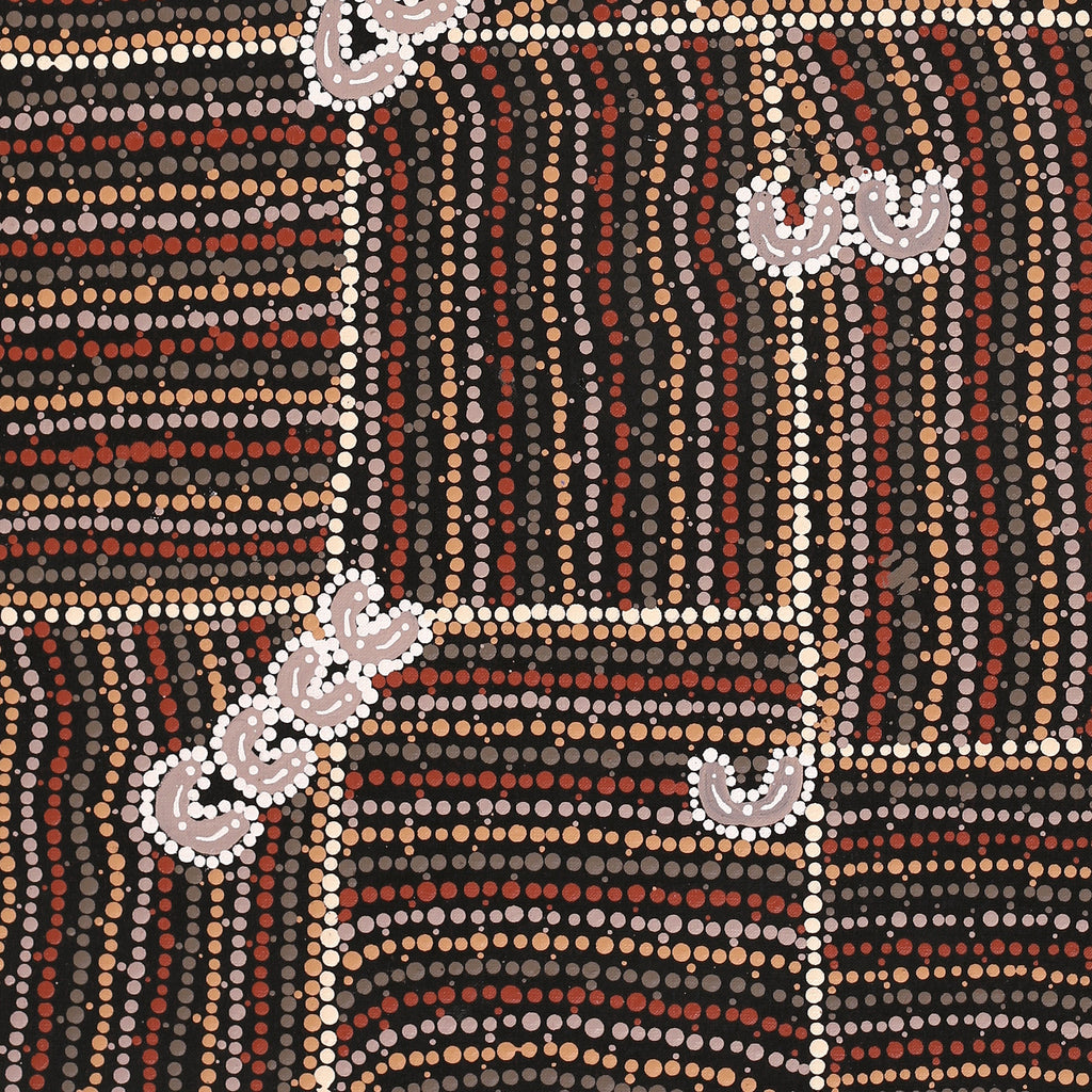 Aboriginal Artwork by Celestine Nungarrayi Tex, Lappi Lappi Jukurrpa, 76x61cm