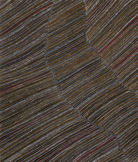 Aboriginal Artwork by Chantelle Nampijinpa Robertson, Ngapa Jukurrpa (Water Dreaming) - Puyurru, 107x91cm