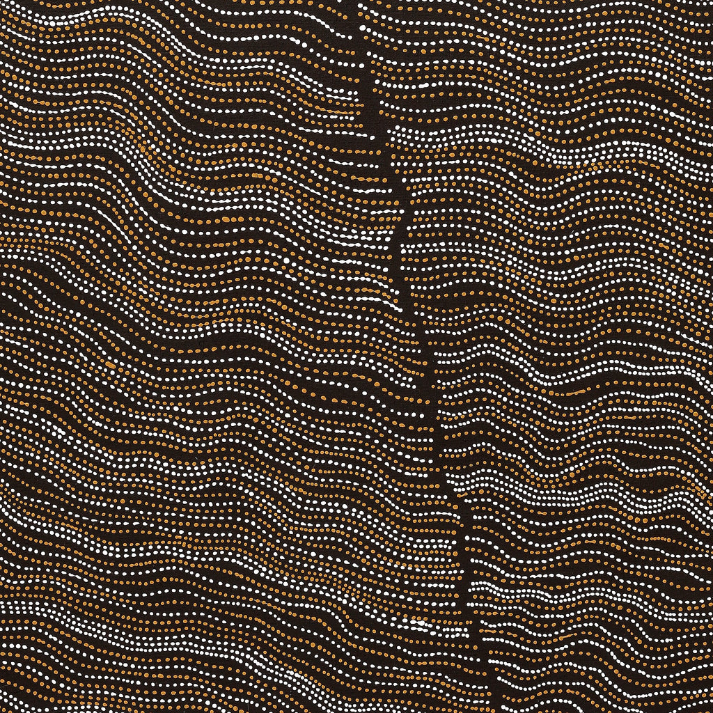 Aboriginal Artwork by Chantelle Nampijinpa Robertson, Ngapa Jukurrpa (Water Dreaming) - Puyurru, 122x107cm