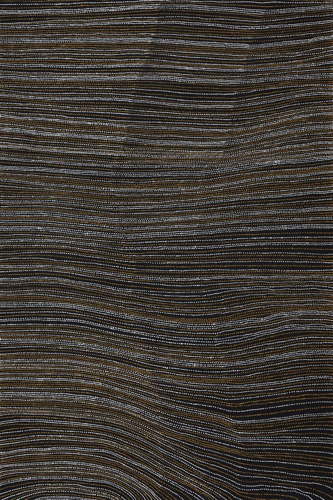 Aboriginal Artwork by Chantelle Nampijinpa Robertson, Ngapa Jukurrpa (Water Dreaming) - Puyurru, 183x122cm