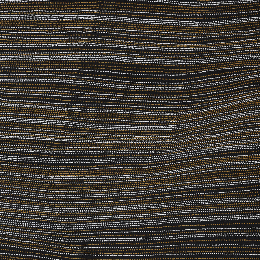 Aboriginal Artwork by Chantelle Nampijinpa Robertson, Ngapa Jukurrpa (Water Dreaming) - Puyurru, 183x122cm