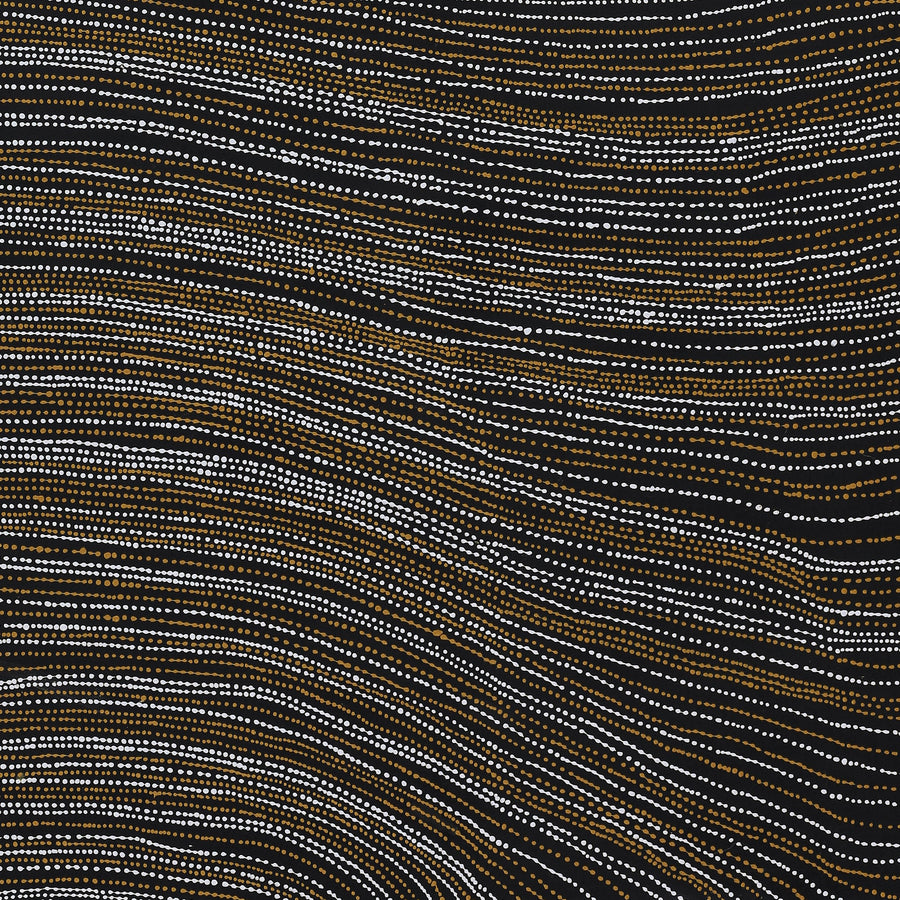 Aboriginal Artwork by Chantelle Nampijinpa Robertson, Ngapa Jukurrpa (Water Dreaming) - Puyurru, 183x122cm