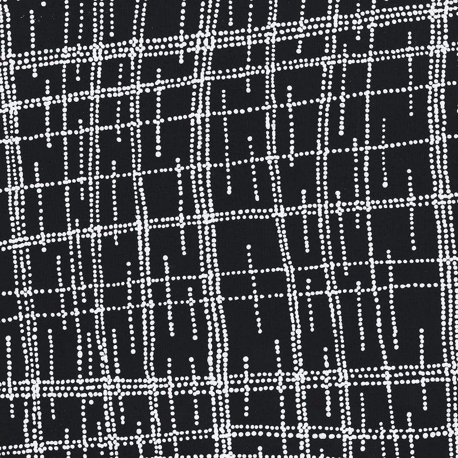 Aboriginal Artwork by Chantelle Nampijinpa Robertson, Ngapa Jukurrpa (Water Dreaming) - Puyurru, 61x61cm