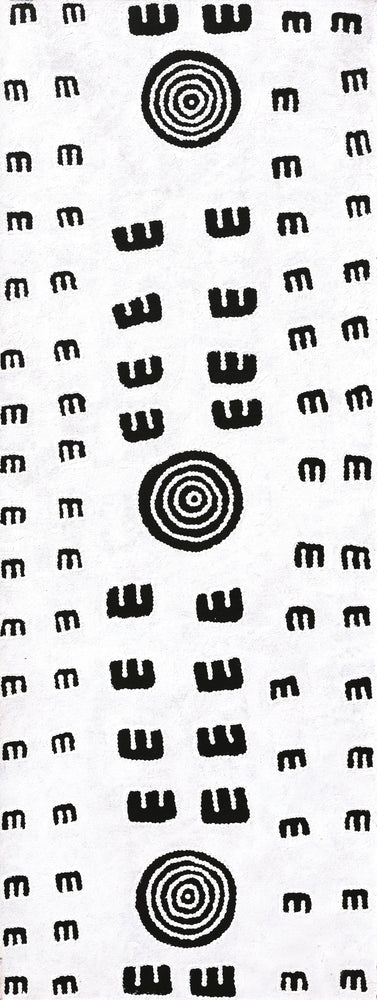 Aboriginal Artwork by Chris Japanangka Michaels, Janganpa Jukurrpa - Mawurrji, 122x46cm