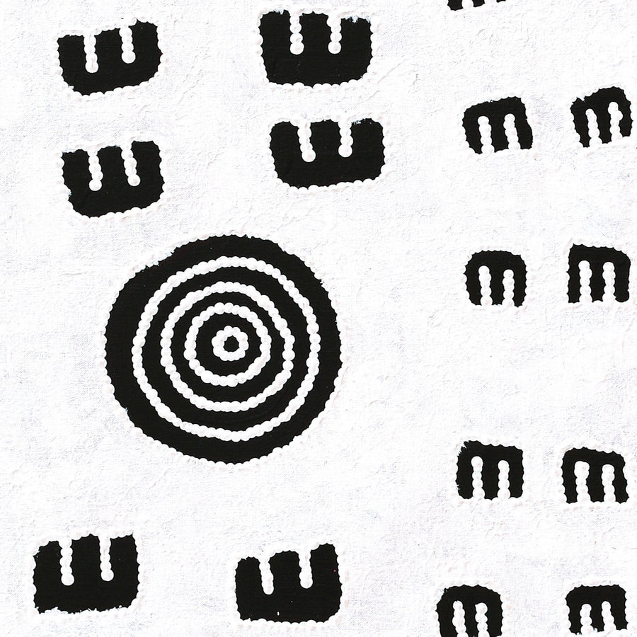 Aboriginal Artwork by Chris Japanangka Michaels, Janganpa Jukurrpa - Mawurrji, 122x46cm