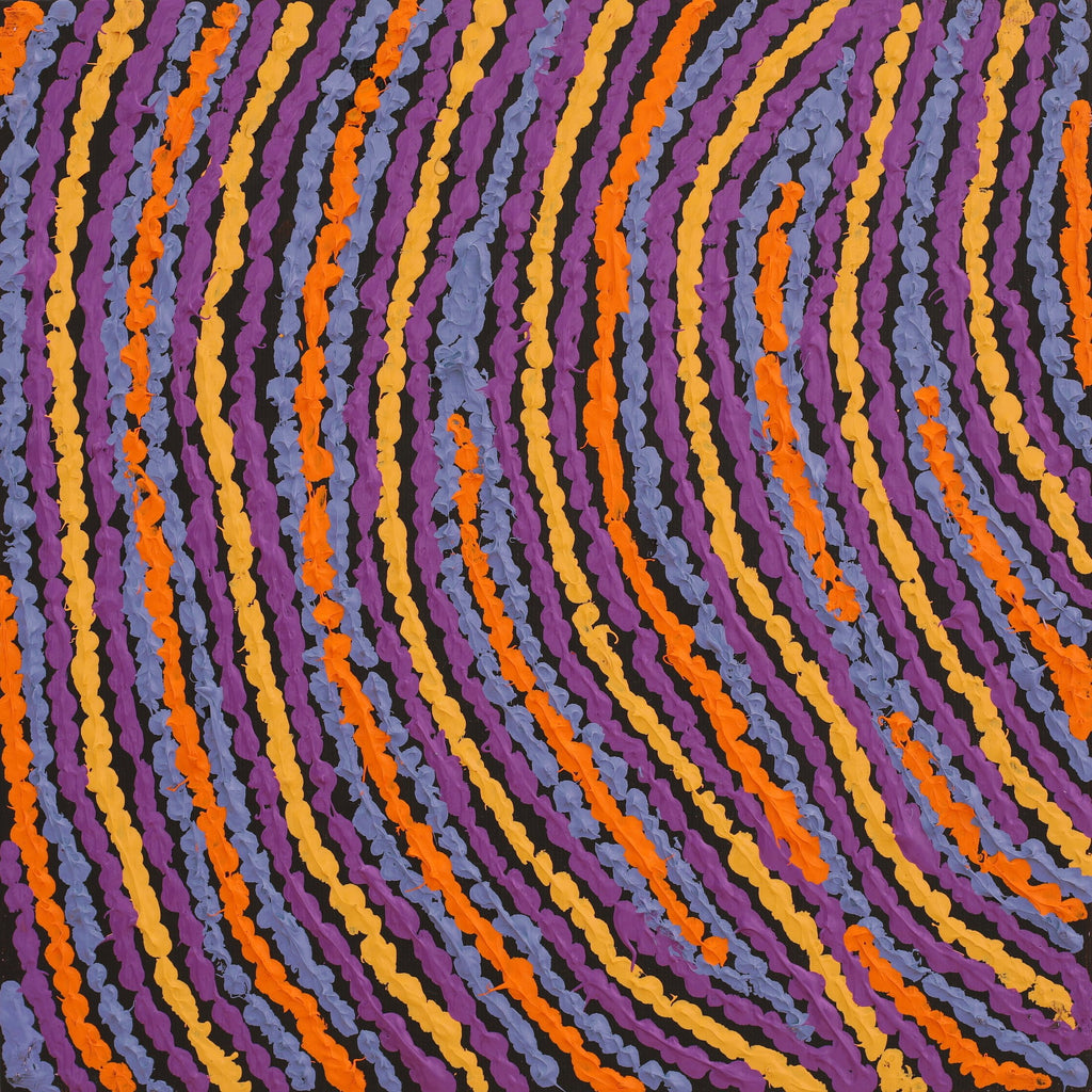 Aboriginal Artwork by Christine Napanangka Michaels, Lappi Lappi Jukurrpa, 30x30cm - ART ARK®