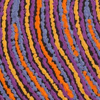 Aboriginal Artwork by Christine Napanangka Michaels, Lappi Lappi Jukurrpa, 30x30cm