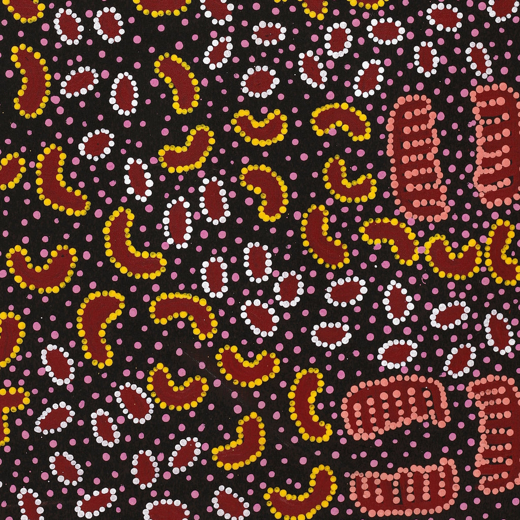 Aboriginal Artwork by Christine Nungarrayi Brown, Karnta Jukurrpa (Womens Dreaming), 76x61cm