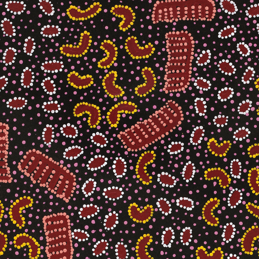 Aboriginal Artwork by Christine Nungarrayi Brown, Karnta Jukurrpa (Womens Dreaming), 76x61cm