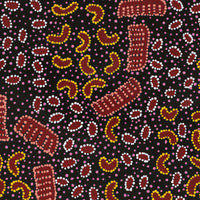 Aboriginal Artwork by Christine Nungarrayi Brown, Karnta Jukurrpa (Womens Dreaming), 76x61cm