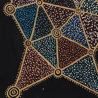 Aboriginal Artwork by Christopher Japangardi Michaels, Ngapa Jukurrpa (Water Dreaming) - Puyurru, 122x61cm