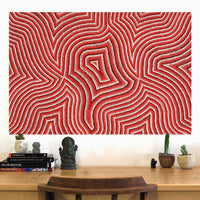 Aboriginal Artwork by Deanne Nakamarra White, Janmarda Jukurrpa (Bush Onion Dreaming), 91x61cm