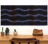 Aboriginal Artwork by Debbie Napaljarri Brown, Wanakiji Jukurrpa (Bush Tomato Dreaming), 107x46cm
