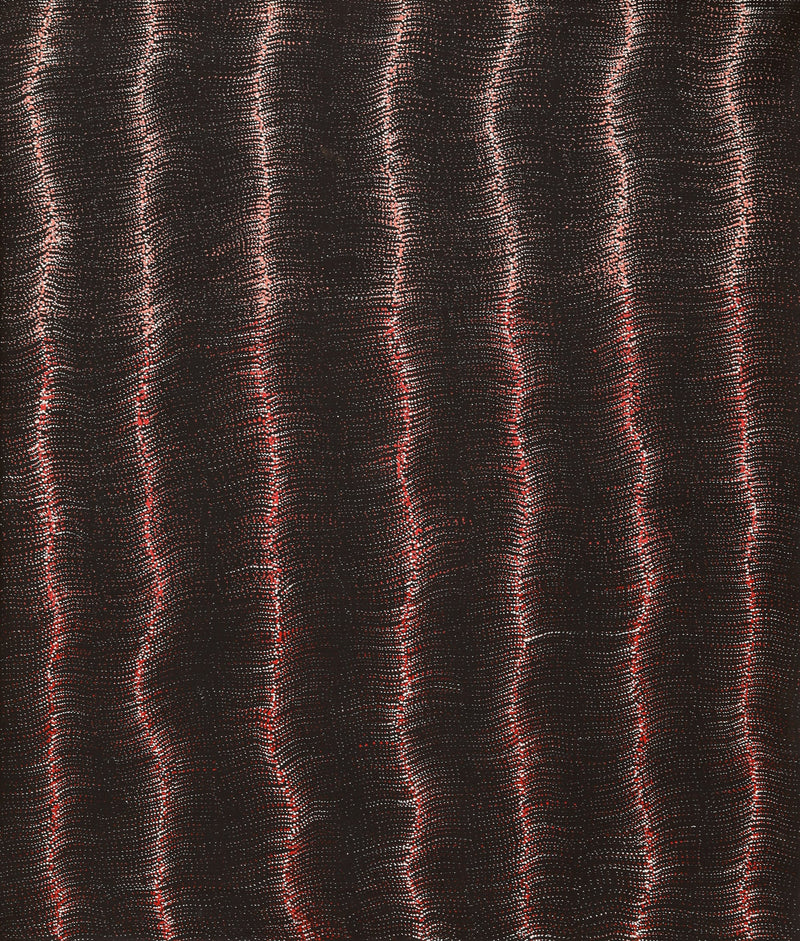 Aboriginal Artwork by Debbie Napaljarri Brown, Wanakiji Jukurrpa (Bush Tomato Dreaming), 107x91cm