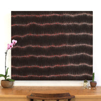 Aboriginal Artwork by Debbie Napaljarri Brown, Wanakiji Jukurrpa (Bush Tomato Dreaming), 107x91cm
