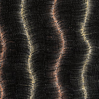 Aboriginal Artwork by Debbie Napaljarri Brown, Wanakiji Jukurrpa (Bush Tomato Dreaming), 152x61cm