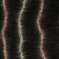 Aboriginal Artwork by Debbie Napaljarri Brown, Wanakiji Jukurrpa (Bush Tomato Dreaming), 152x61cm