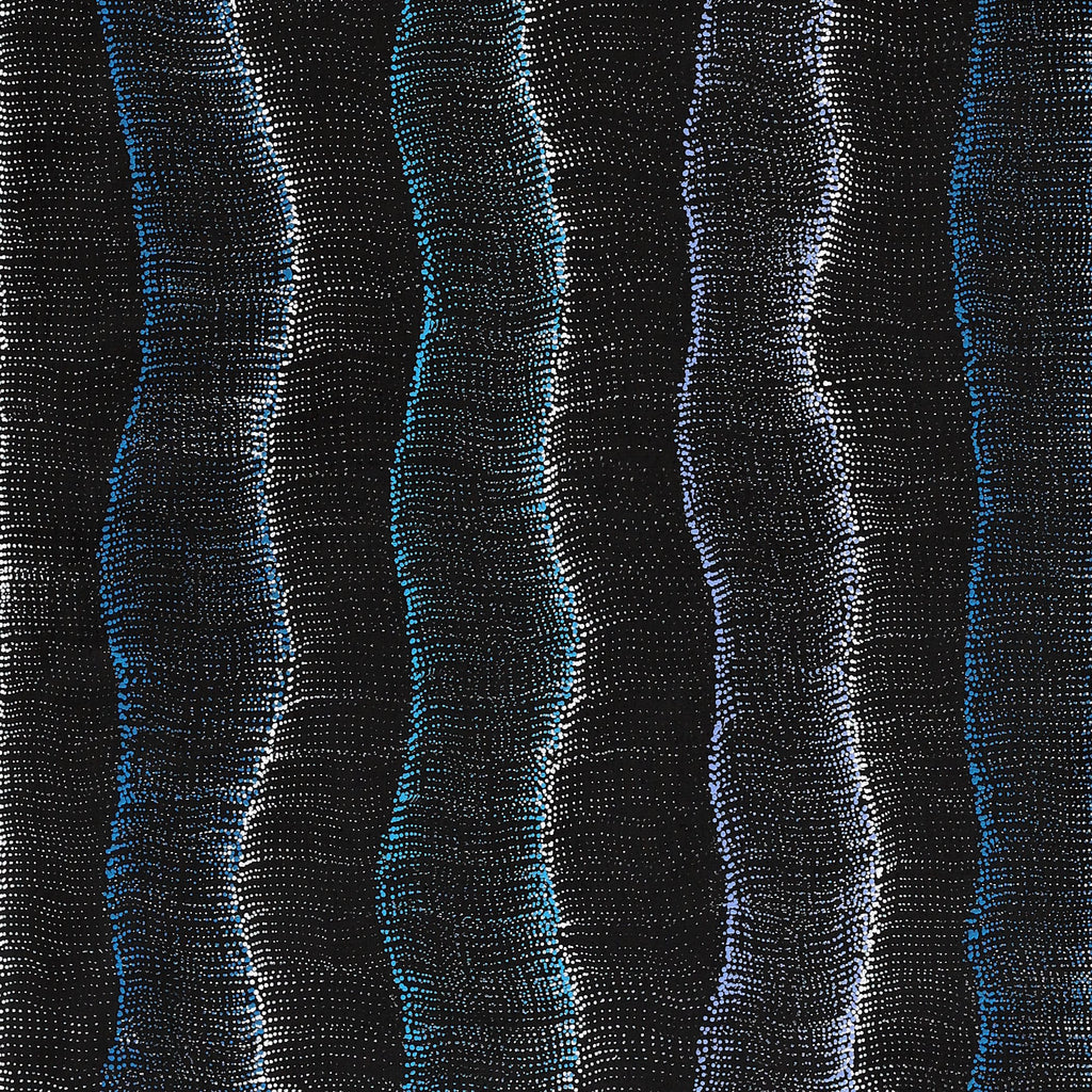 Aboriginal Artwork by Debbie Napaljarri Brown, Wanakiji Jukurrpa (Bush Tomato Dreaming), 183x61cm
