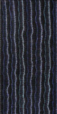 Aboriginal Artwork by Debbie Napaljarri Brown, Wanakiji Jukurrpa (Bush Tomato Dreaming), 183x91cm