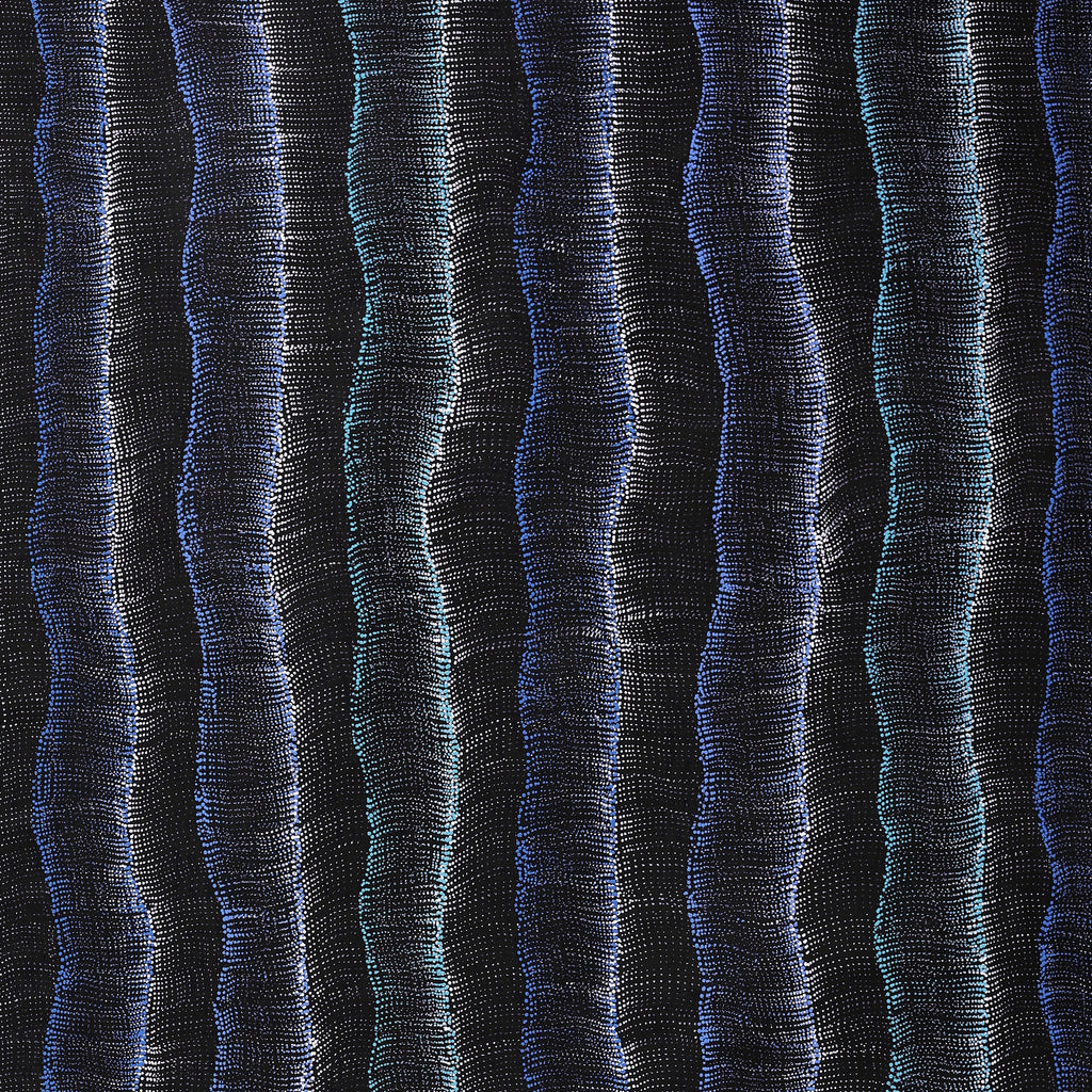 Aboriginal Artwork by Debbie Napaljarri Brown, Wanakiji Jukurrpa (Bush Tomato Dreaming), 183x91cm