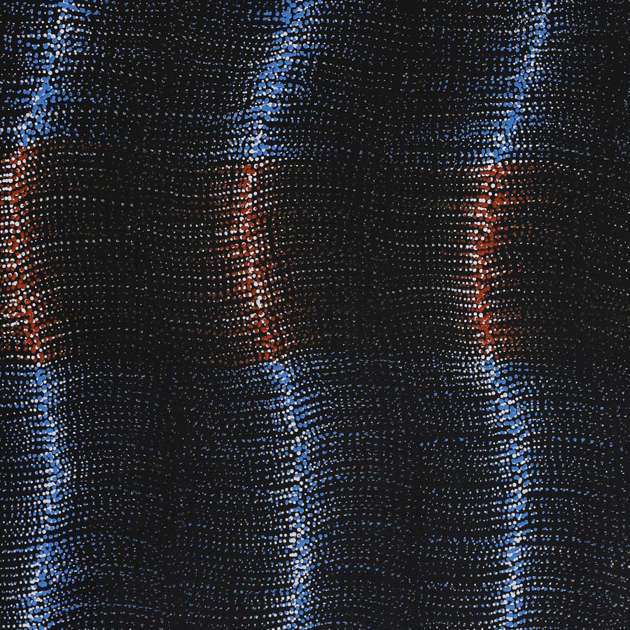 Aboriginal Artwork by Debbie Napaljarri Brown, Wanakiji Jukurrpa (Bush Tomato Dreaming), 91x76cm