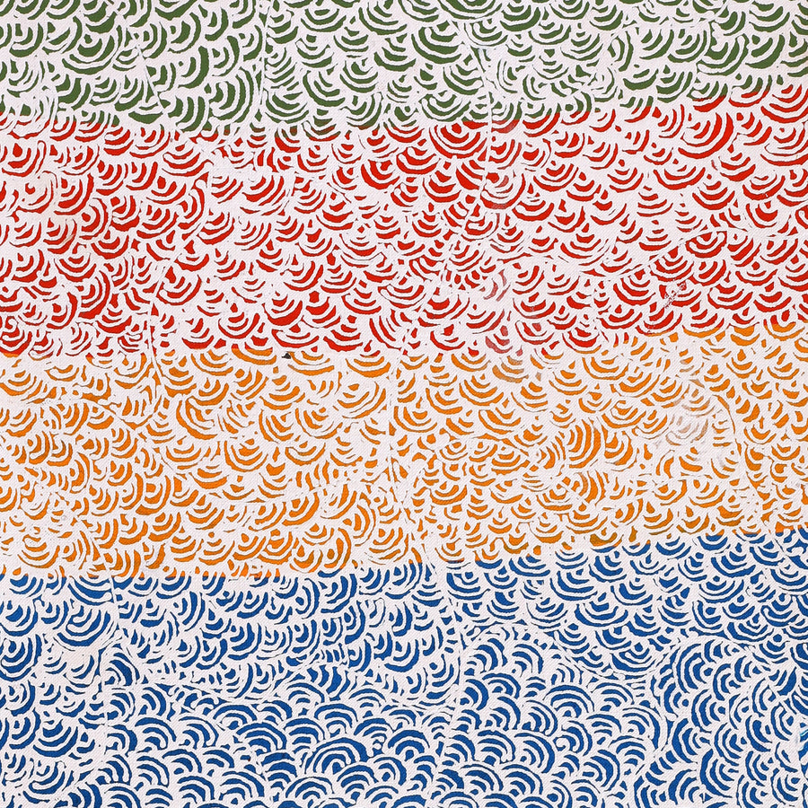 Aboriginal Artwork by Deborah Napaljarri Wayne, Yarungkanyi Jukurrpa (Mt Doreen Dreaming), 76x30cm