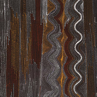 Aboriginal Artwork by Elsie Napanangka Granites, Mina Mina Jukurrpa, 152x107cm