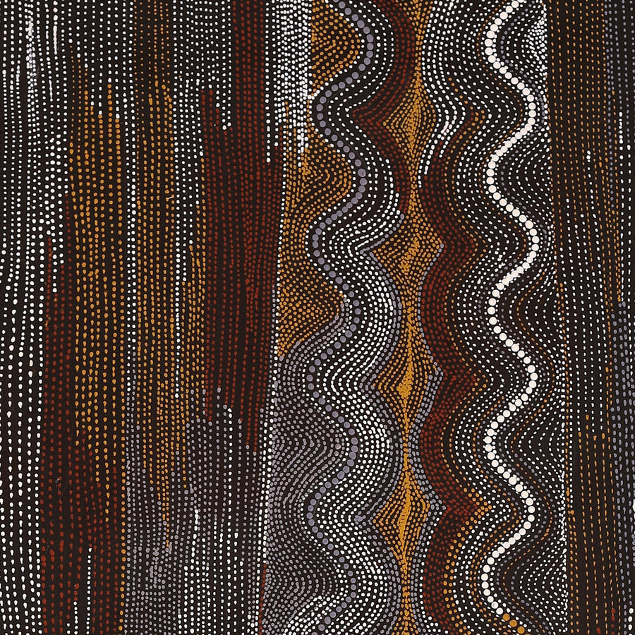 Aboriginal Artwork by Elsie Napanangka Granites, Mina Mina Jukurrpa, 152x107cm