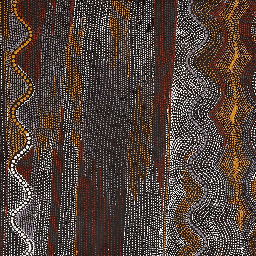 Aboriginal Artwork by Elsie Napanangka Granites, Mina Mina Jukurrpa, 152x107cm