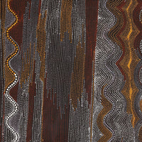 Aboriginal Artwork by Elsie Napanangka Granites, Mina Mina Jukurrpa, 152x107cm