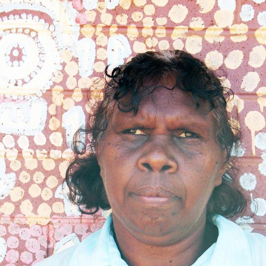 Aboriginal Artwork by Elsie Napanangka Granites, Mina Mina Jukurrpa, 152x107cm