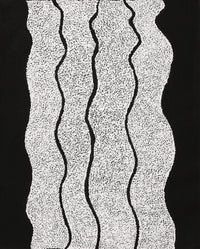 Aboriginal Artwork by Flora Nakamarra Brown, Mina Mina Jukurrpa, 76x61cm