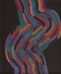 Aboriginal Artwork by Flora Nakamarra Brown, Mina Mina Jukurrpa, 91x76cm