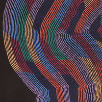 Aboriginal Artwork by Flora Nakamarra Brown, Mina Mina Jukurrpa, 91x76cm
