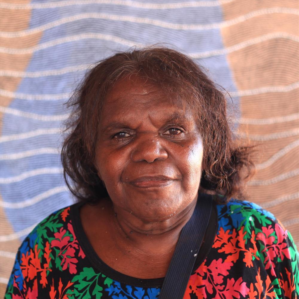 Aboriginal Artwork by Flora Nakamarra Brown, Mina Mina Jukurrpa, 91x76cm - ART ARK®
