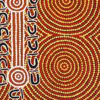 Aboriginal Artwork by Glenda Napaljarri Wayne, Yarungkanyi Jukurrpa (Mt Doreen Dreaming), 61x46cm